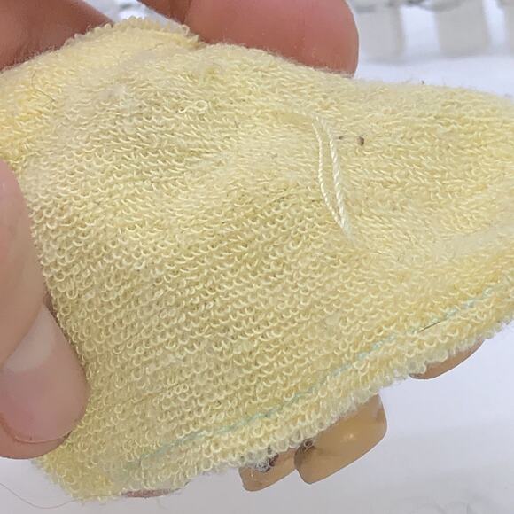 Littlest Pet Shop LPS 665 Brown Basset Hound Dog Purple Splash w Towel - Picture 3 of 6